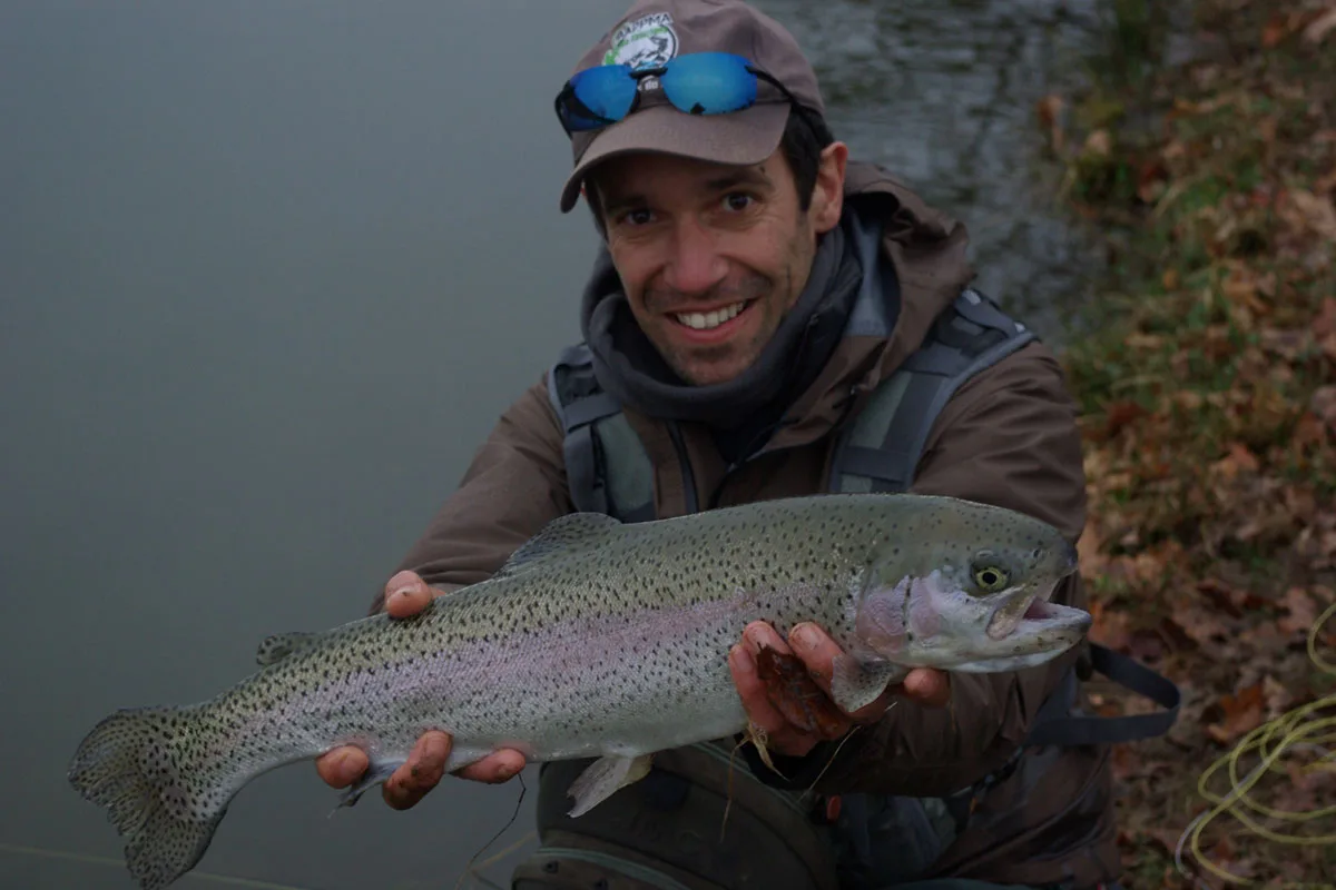 La pêche de la truite en réservoir