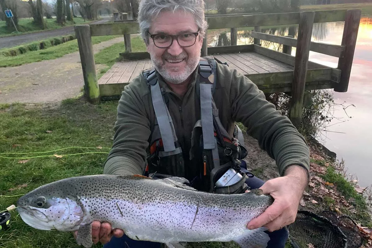 La pêche de la truite en réservoir