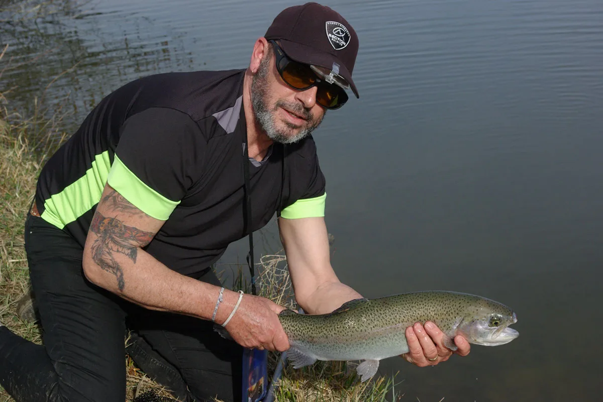 La pêche de la truite en réservoir