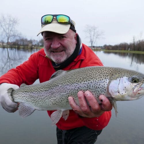 La pêche de la truite en réservoir